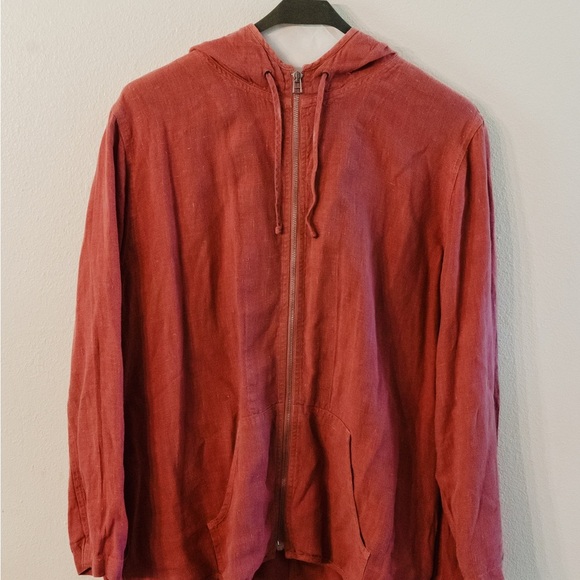Chico's Other - Chico's Crimson Hooded Jacket